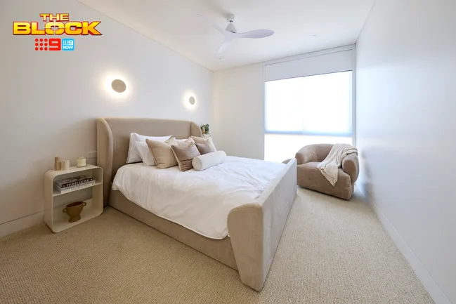 The Block guest bedroom Rick and Tayla