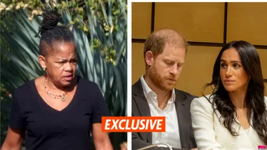 Doria Ragland and Harry and Meghan
