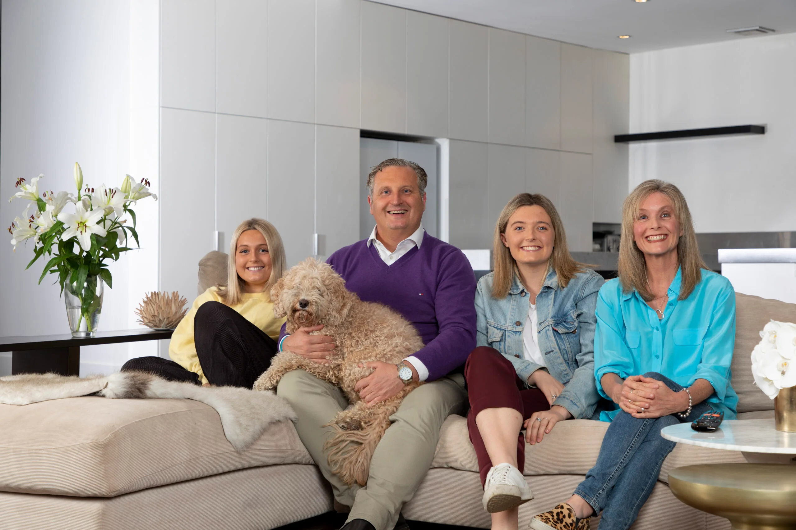 The Dalton family from Gogglebox on couch