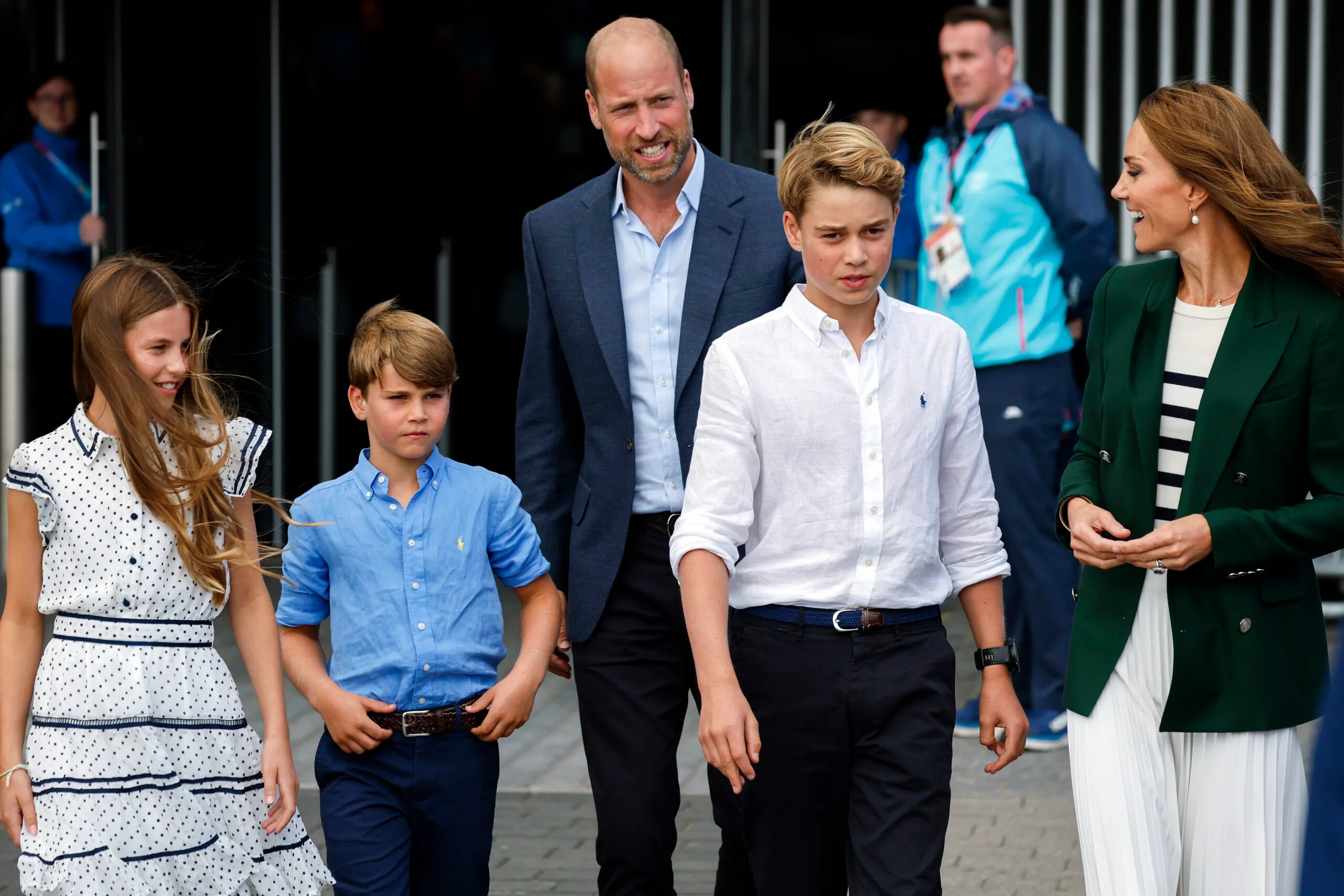 The Wales family Princess Charlotte Prince George Prince Louis Prince WilliamKate Middleton