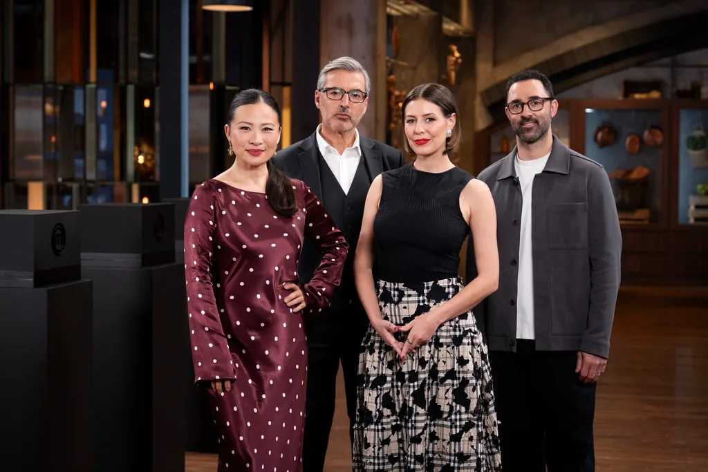 MasterChef Australia 2026 judges Poh Ling Yeow, jean-Christophe Novelli, Sofia Levin and Andy Allen