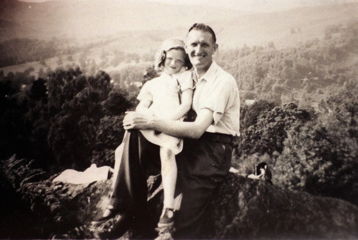 Sandra and father