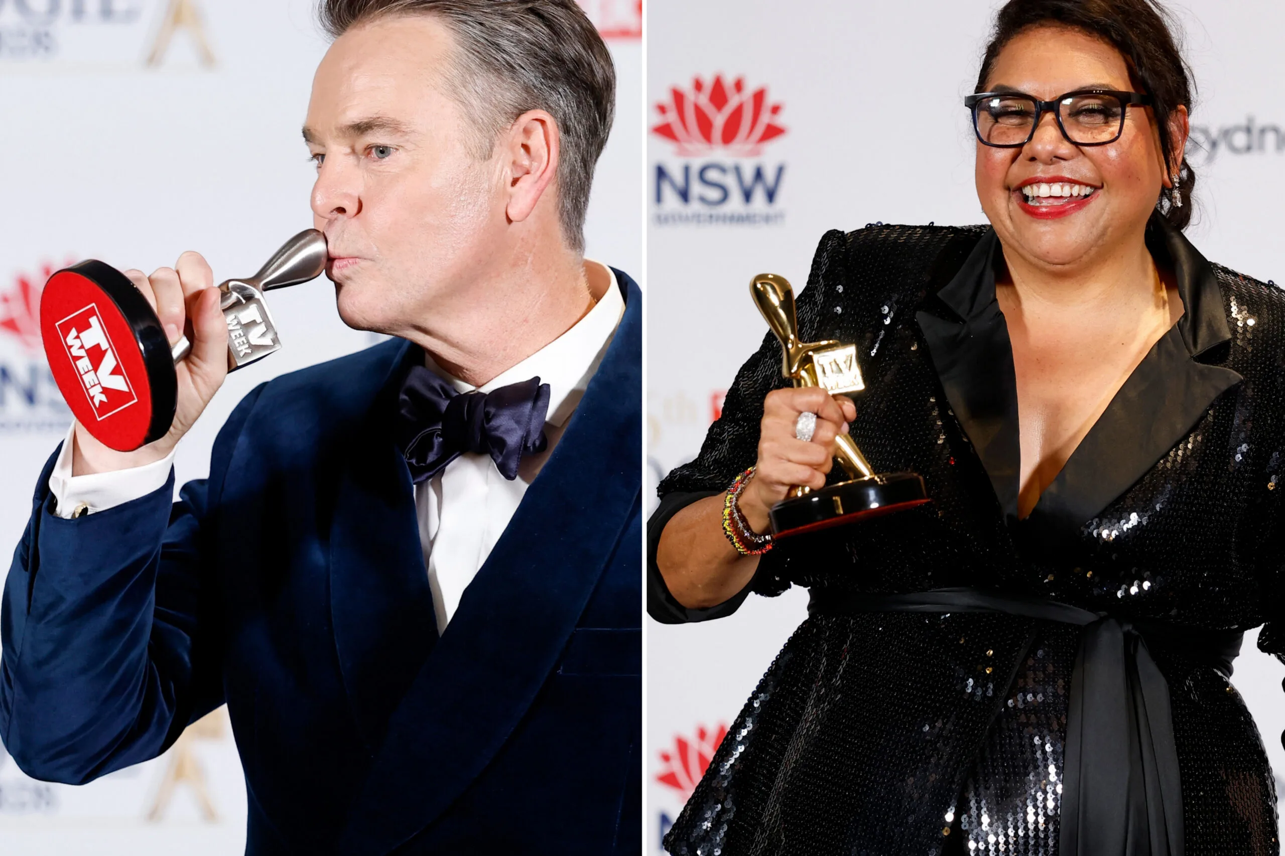 Todd Woodbridge Deborah Mailman 2026 TV WEEK Logie Awards