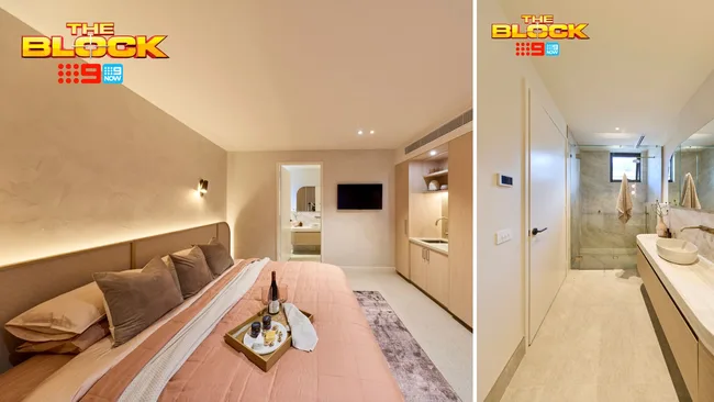 Courtney and Sev The Block 2026 guest suite week 6