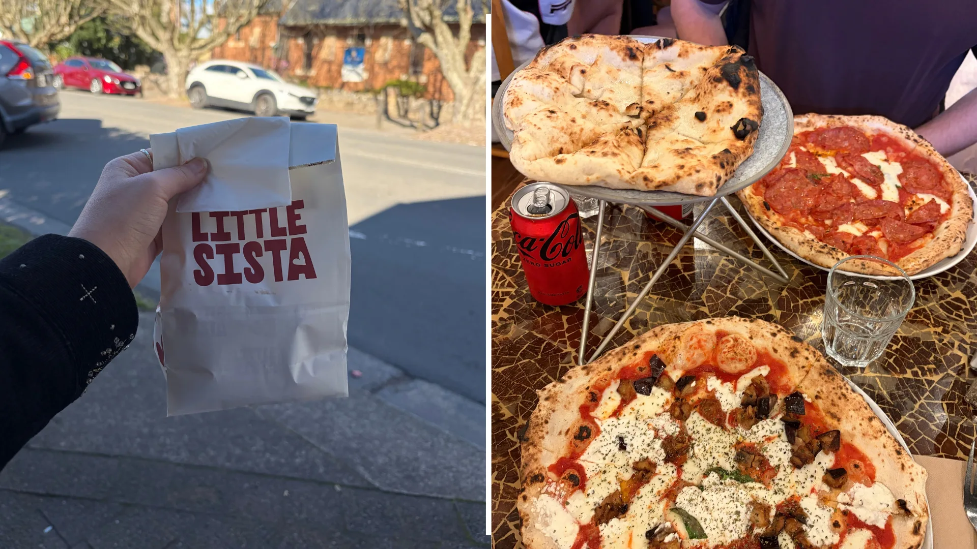 little sista cafe in Katoomba and pizza at Rustico 