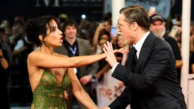 The truth behind Brad Pitt and Ines&rsquo; &ldquo;tense&rdquo; moment caught on camera