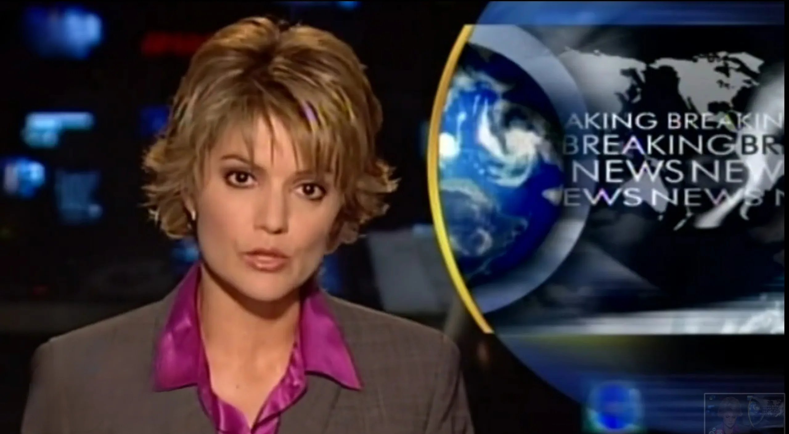 Sandra Sully at news desk on 9/11