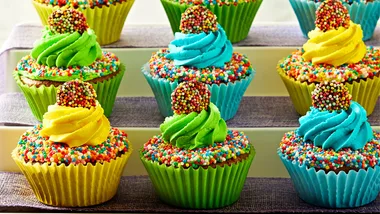 The ultimate birthday party treat: Fudgy Freckle Cupcakes
