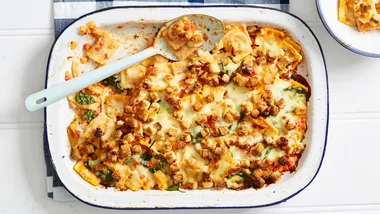 One simple twist takes this tasty Ravioli to the next level