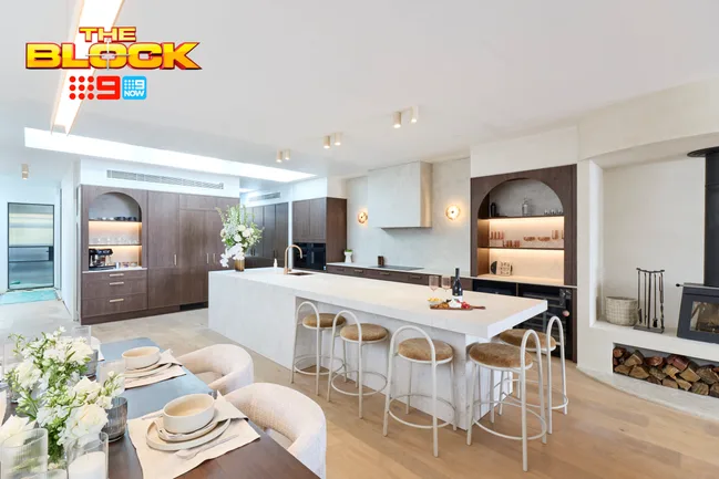 The Block Lisa and Rosco kitchen