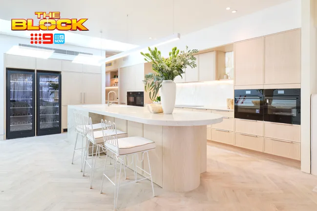 Rick and Tayla The Block kitchen