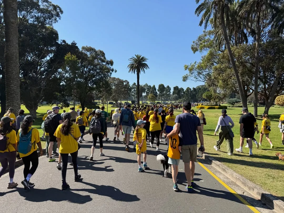 Protest walk in Sydney's Centennial Park