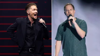 Farnham family drama? Voice star nephew snubbed from John’s tribute concert