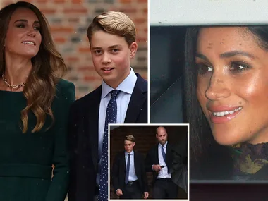 Kate Middleton, Prince George, Meghan Markle and Prince William