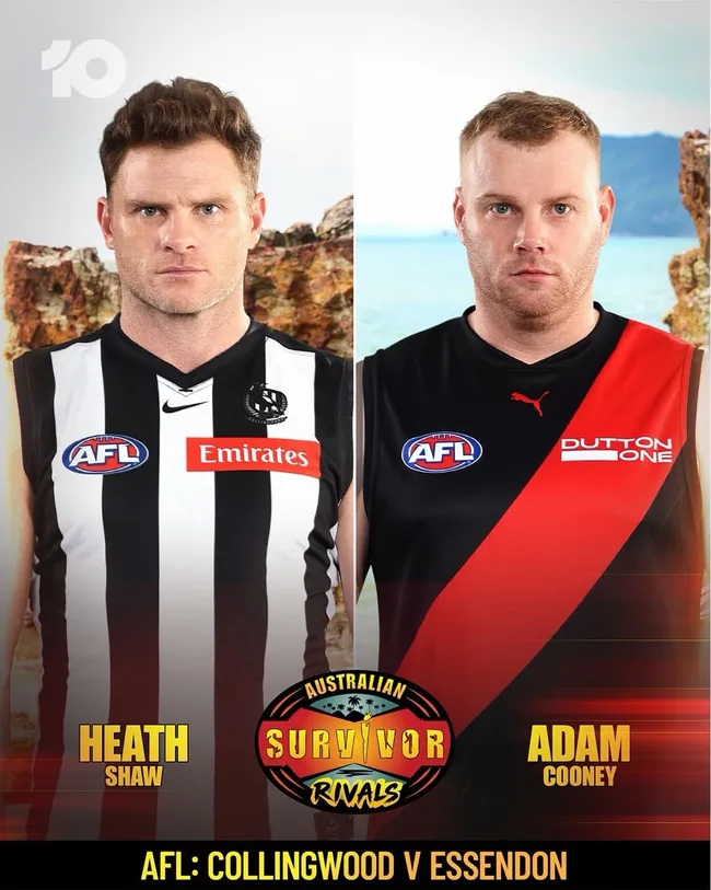 Heath Shaw and Adam Cooney Australian Survivor: Rivals 2027