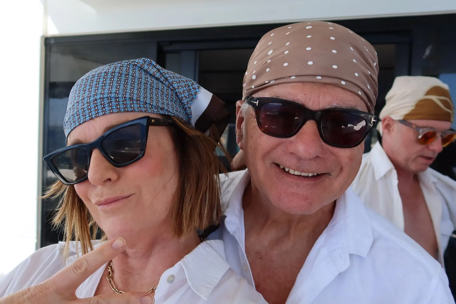 Kylie Gillies and husband Tony