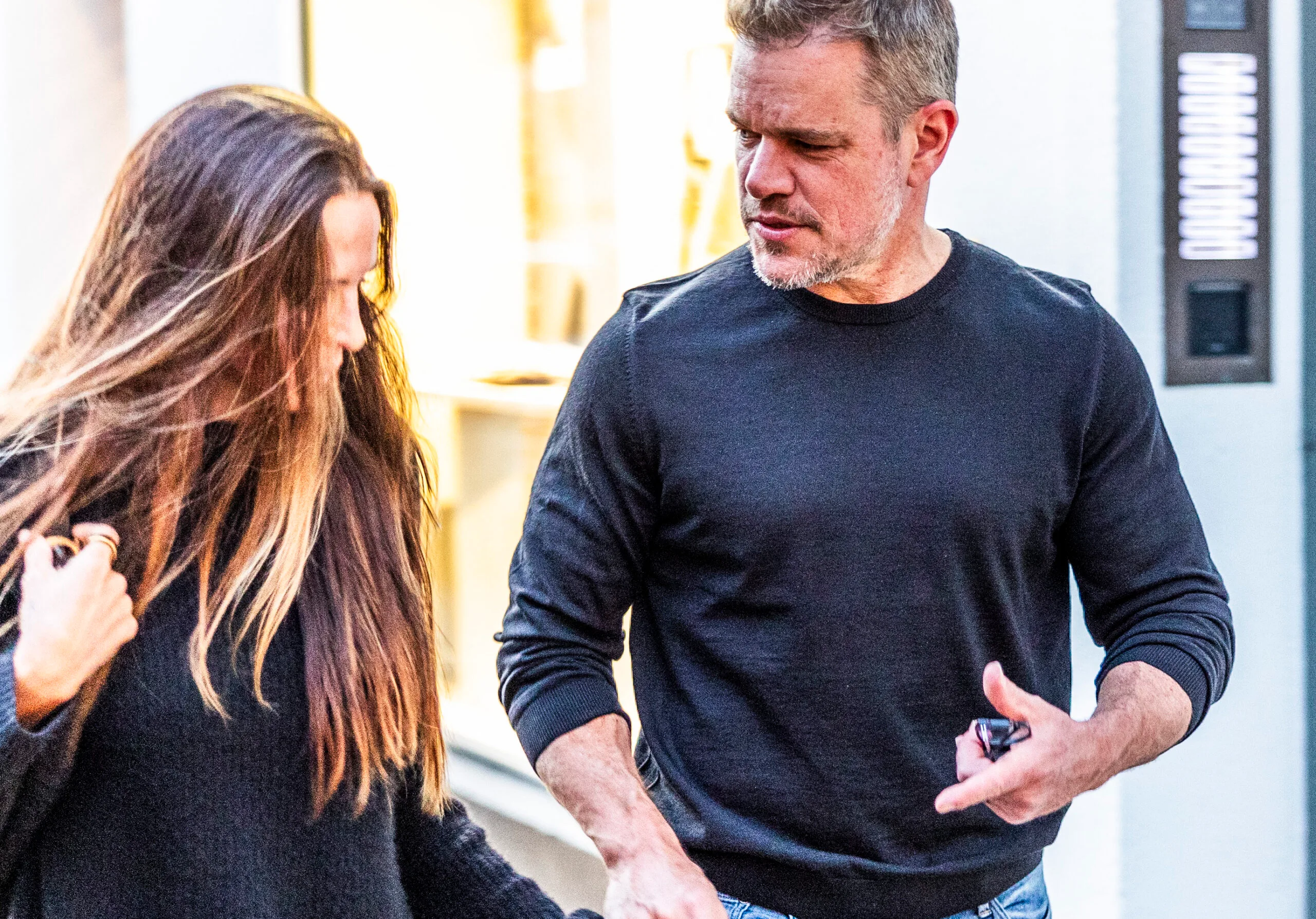 Matt Damon, wife Luciana