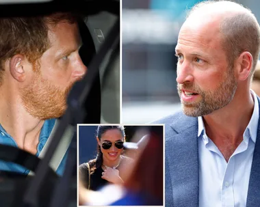 Prince William, Prince Harry and Meghan Markle
