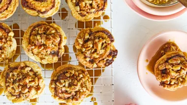 Caramel Pecan Pie Scrolls