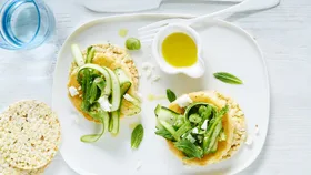 Upgrade your breakfast with Vegetable and Mint Souffle Omelettes