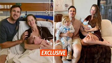 EXCLUSIVE: The Block baby joy! Lisa and Rosco reveal “totally crazy” shower-cubicle birth