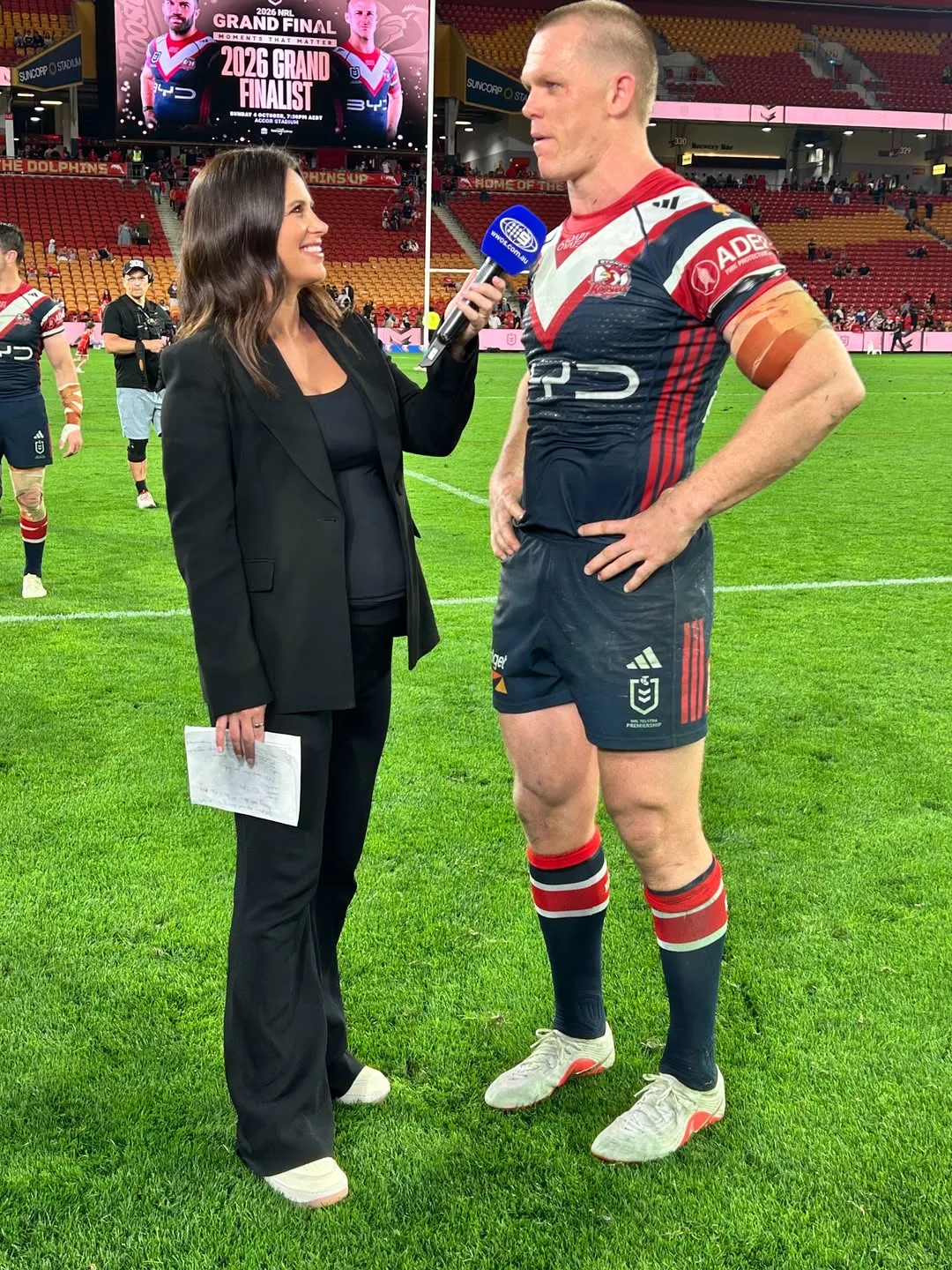 Danika Mason at the NRL