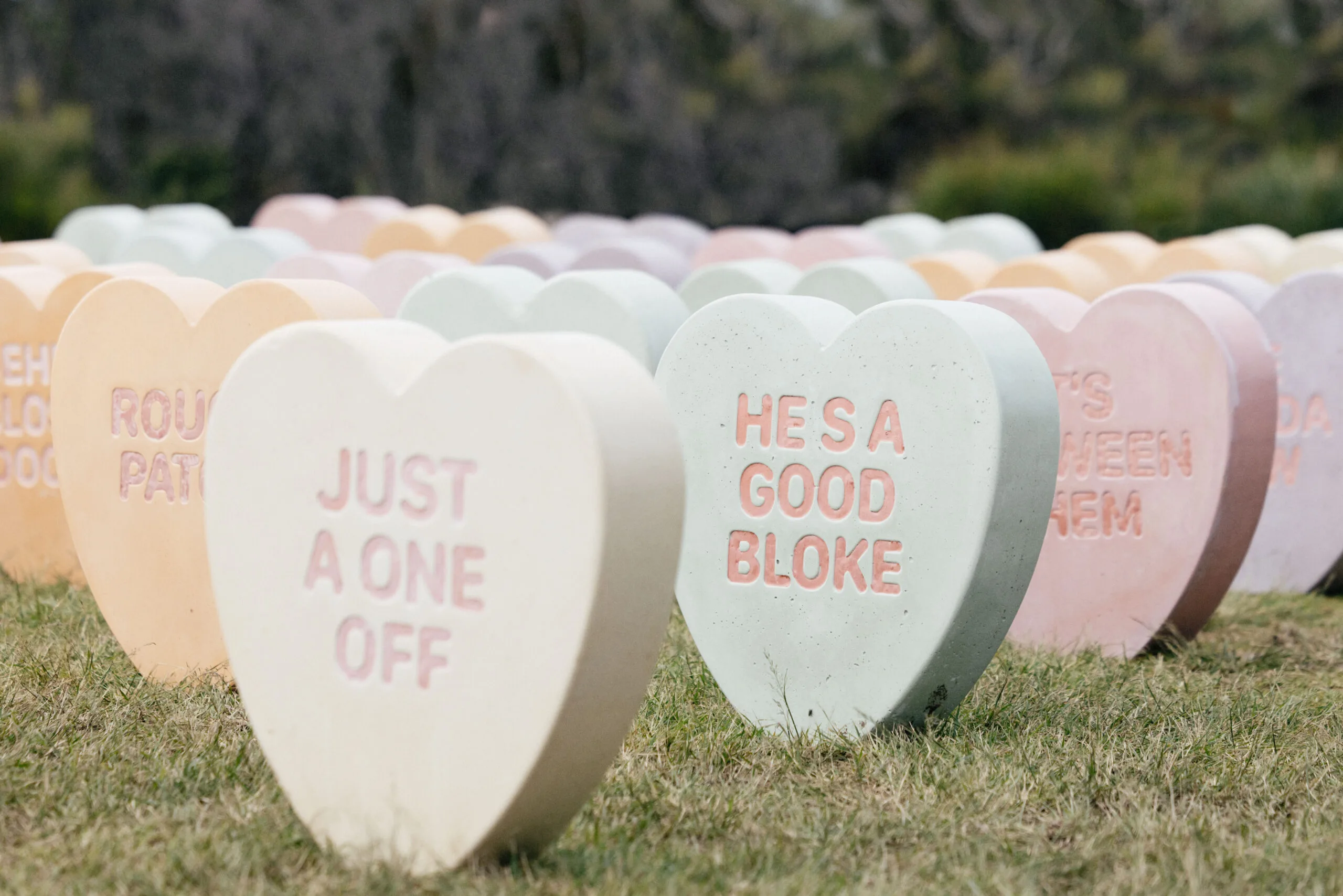 Sweethearts Sculptures by the Sea