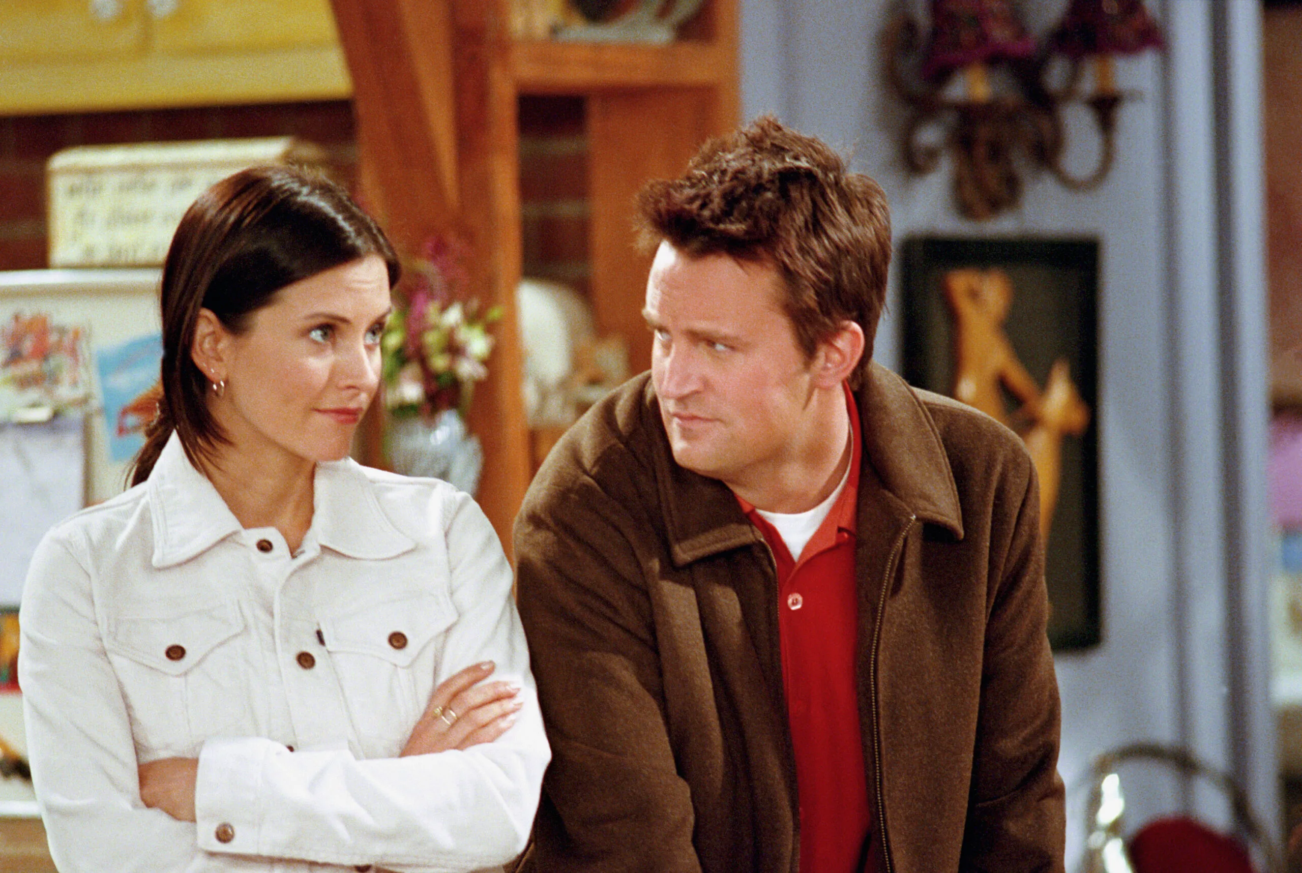 Courteney Cox and Matthew Perry
