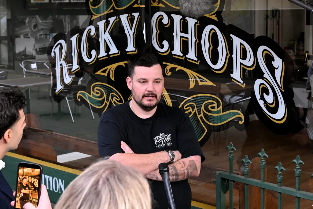 Barber Ricky Jefferies Helen Haines attack