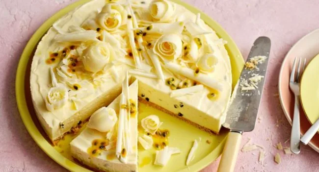 Passionfruit Marshmallow Cheesecake