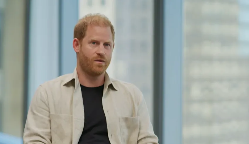 Prince Harry speaking GQ for its series One More Question