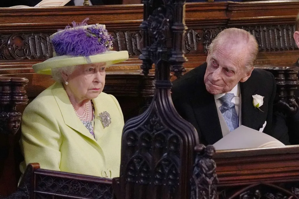 The queen Prince Philip