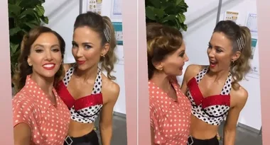 Friendly foes! Kyly Clarke and Bec Hewitt show off their friendship on DWTS