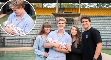 Grace’s first smile! Robert Irwin captures sweet milestone with baby niece