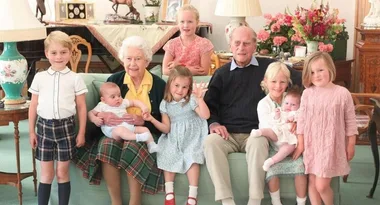 Spot the sweet moment between the Queen and baby Princess Charlotte in never-before-seen photos