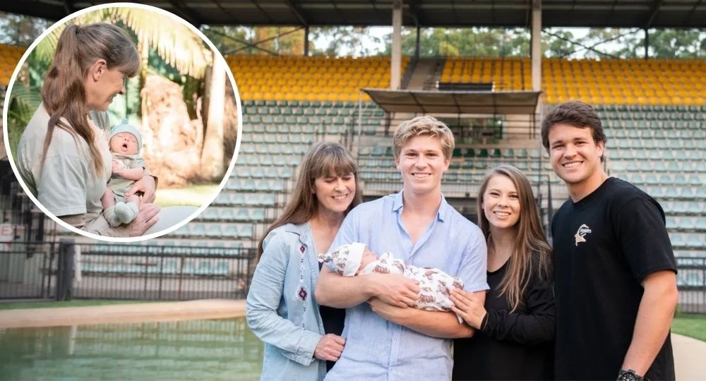 Terri Irwin bonds with granddaughter Grace as she shares their first ...