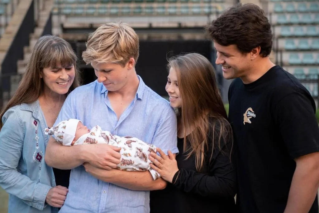bindi irwin baby family
