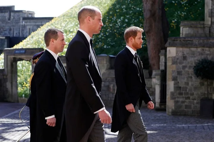 prince harry william philip funeral