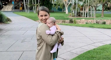 Seeing double! Baby Grace looks just like her mum Bindi Irwin in sweet tribute