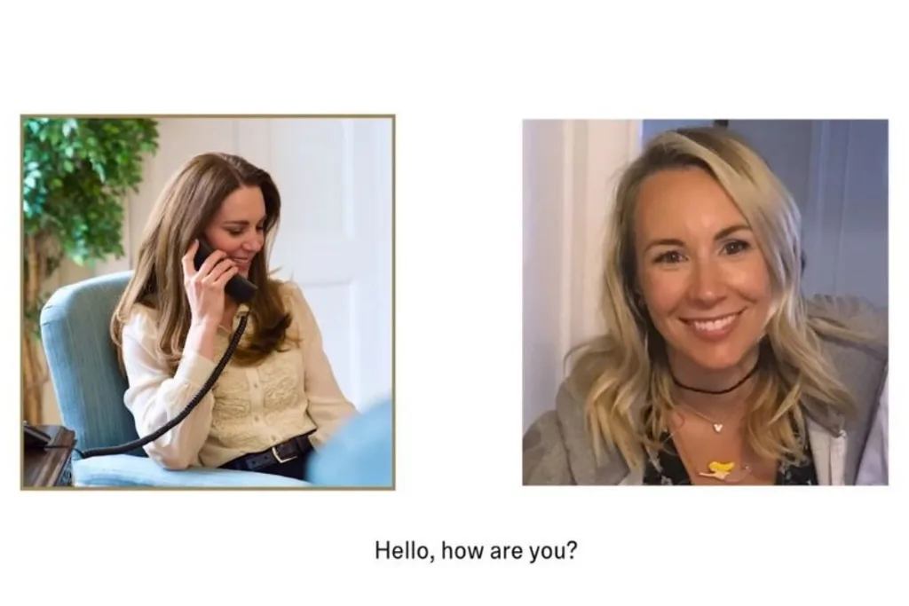 kate middleton phone call hold still