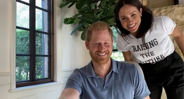 Harry and Meghan’s son Archie looks all grown up in new rare appearance