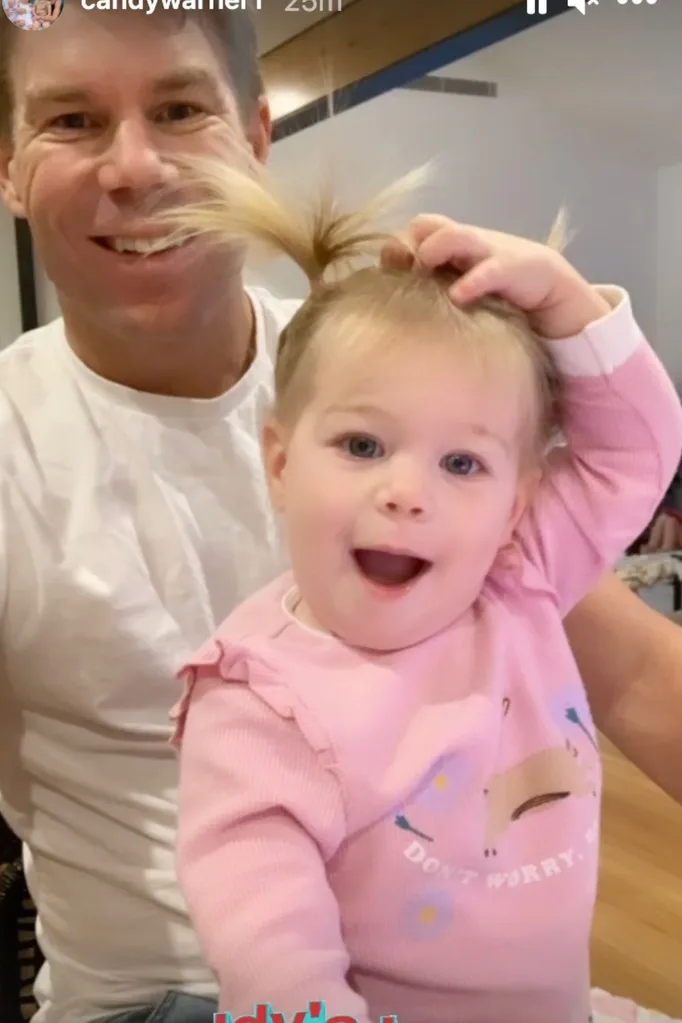 David Warner kids