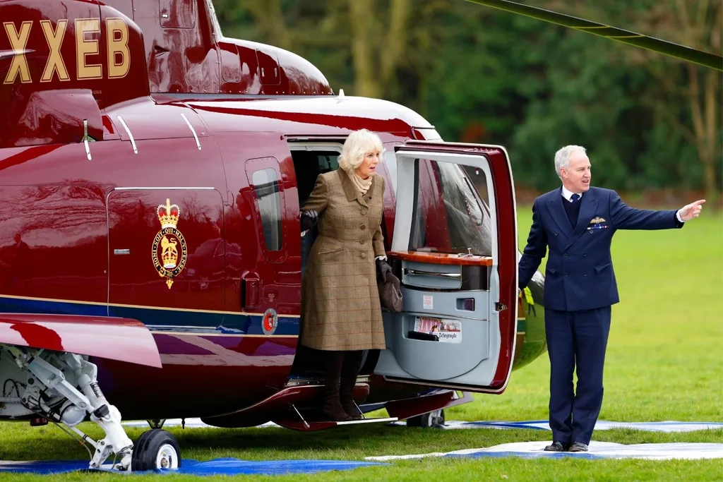 duchess camilla helicopter scotland