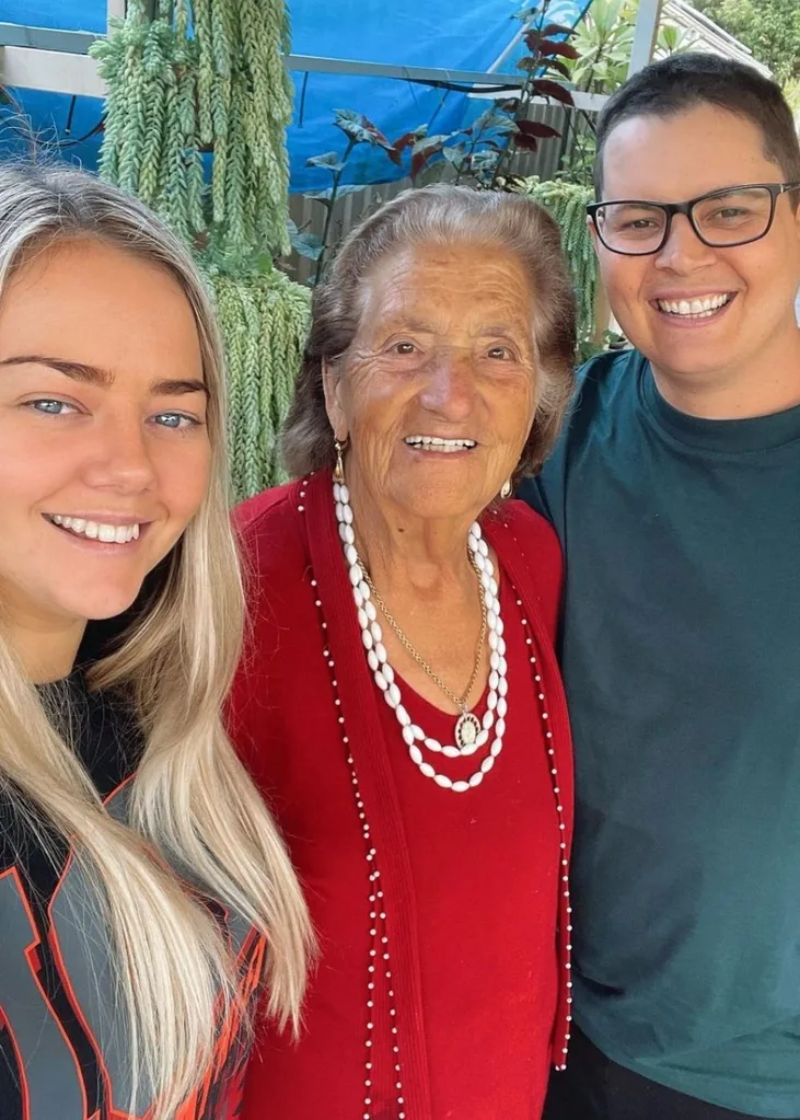 johnny ruffo grandmother tahnee sims