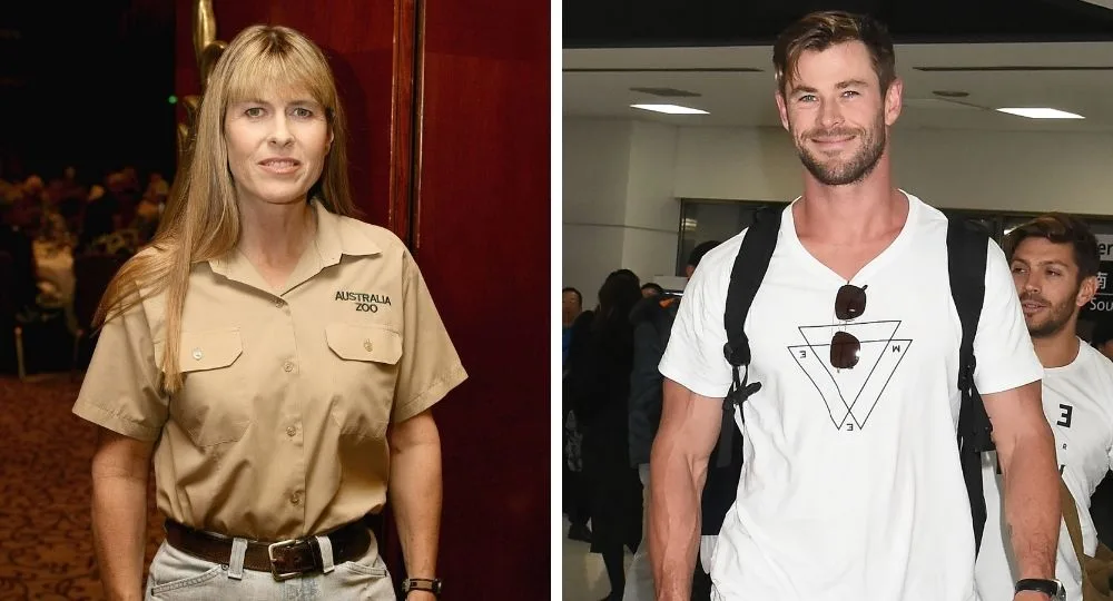 Terri Irwin and Chris Hemsworth at war!