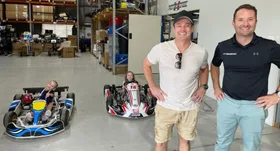 &ldquo;She&rsquo;ll be a demon behind the wheel!&rdquo; Grant Denyer&rsquo;s kids take up car racing