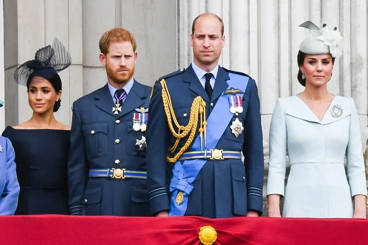 Meghan Markle, Prince Harry, Prince William and Kate Middleton