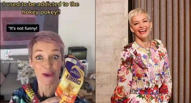 Jessica Rowe films hilarious TikTok embarrassing her mortified kids
