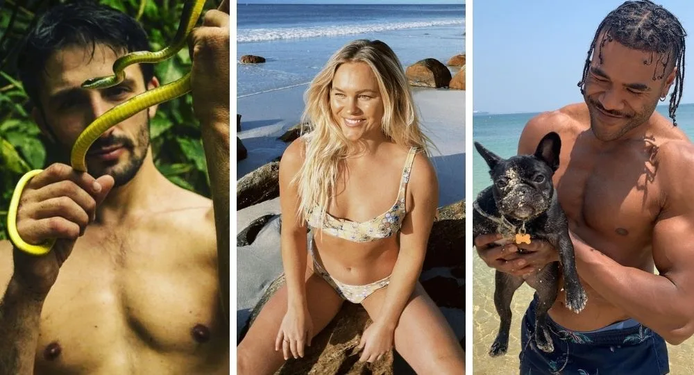 Wild snakes & adorable pups: The Survivor cast’s Instagrams are wildly different