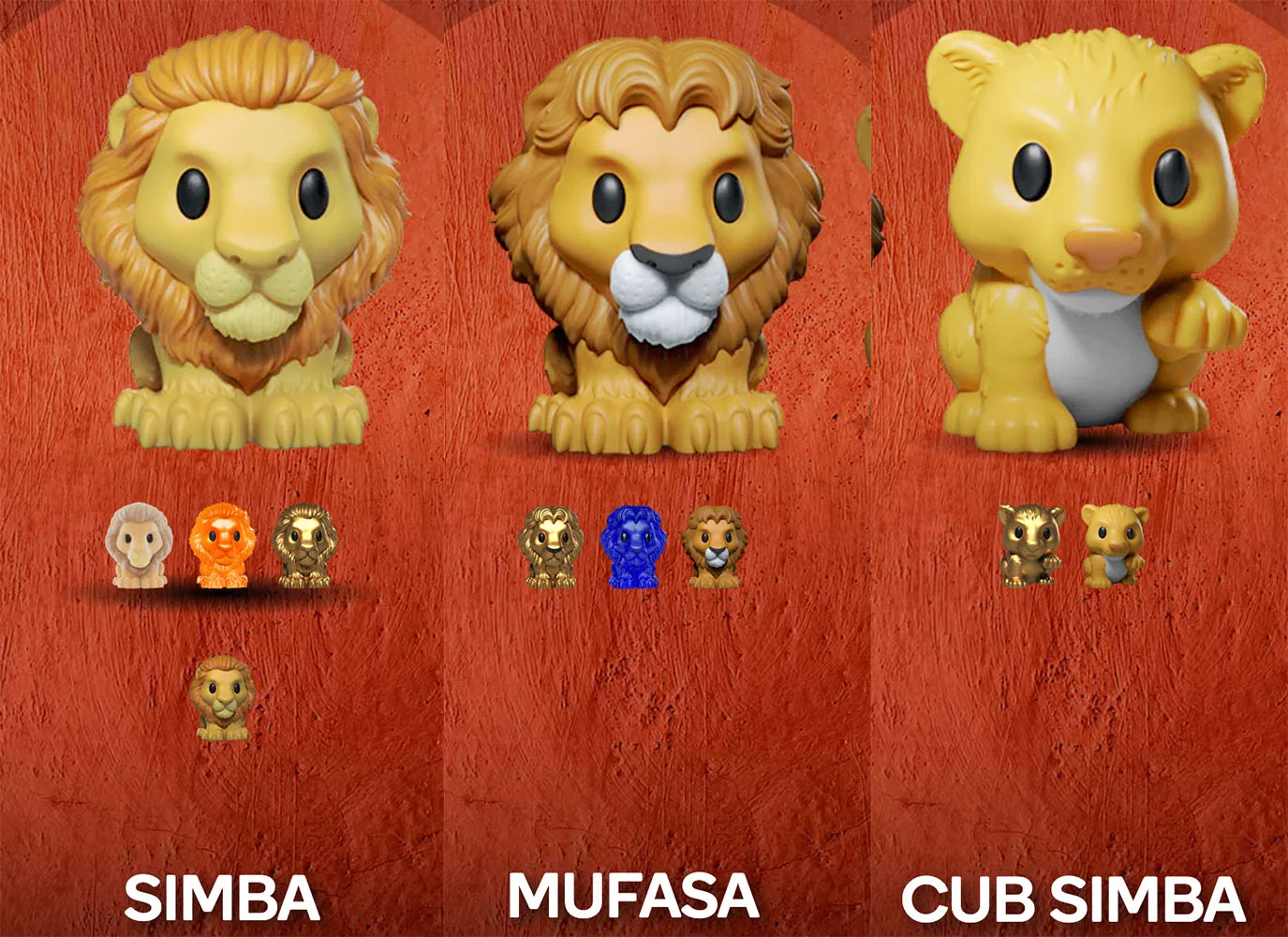 FIRST PHOTOS: 3 RARE Woolworths supermarket Lion King Ooshies that will